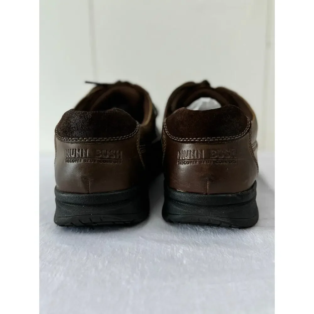Men's Nunn Bush Cam Moc Toe Oxford Shoes, Size 9W